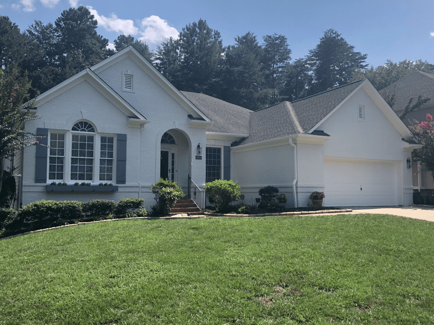 Ballantyne house after exterior painting