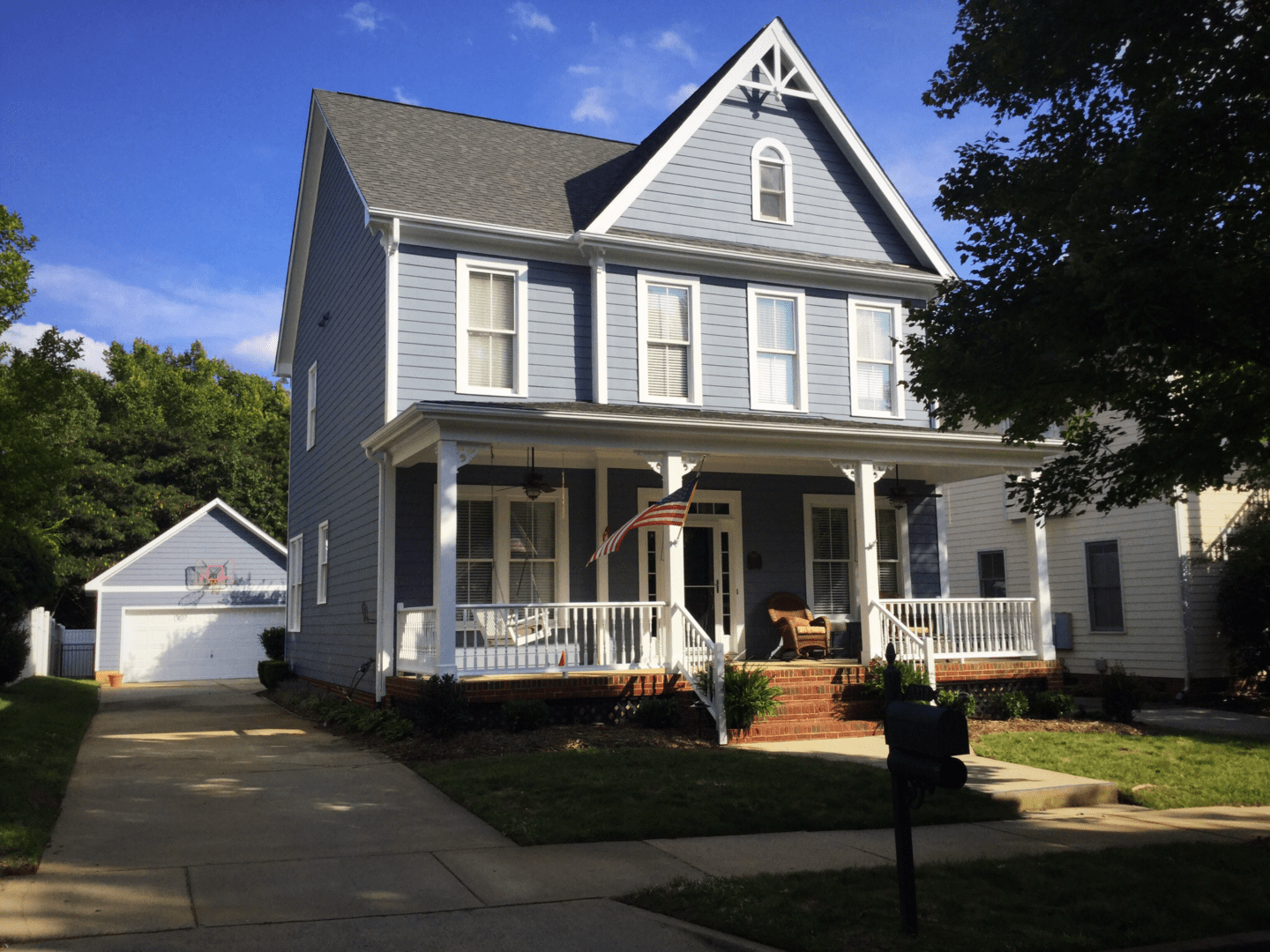 Home after exterior color change