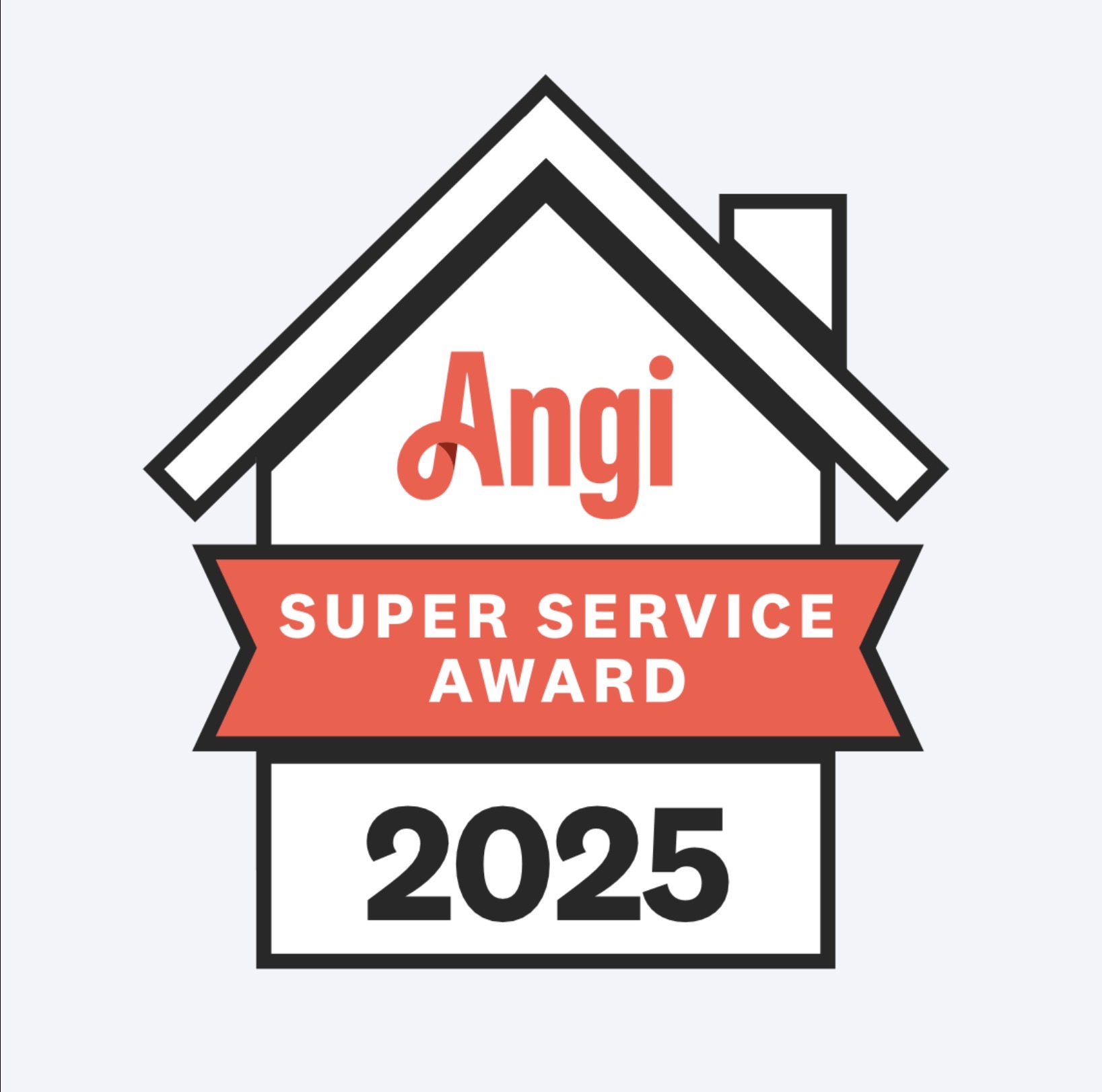 Winner of 2025 Angi Super Service Award.