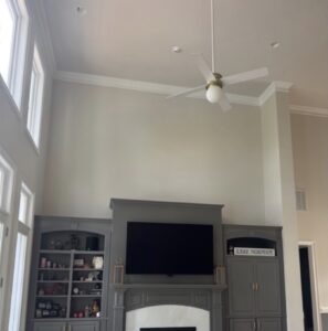 Built-in with Wall Moldings - Before